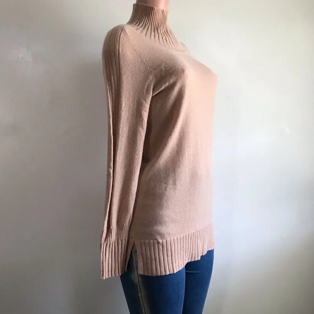 Isaac Mizrahi Live! 2-Ply Cashmere Turtleneck Sweater